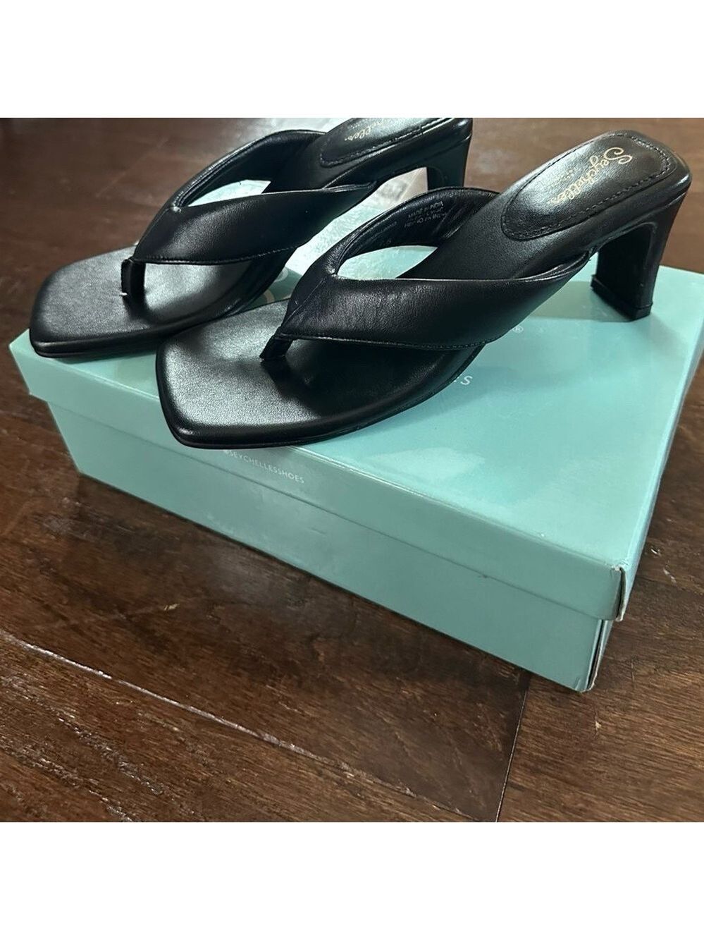 Seychelles EGO Black Leather Sandals – Women’s Size 7.5, Brand New, Retail $109 - Picture 8 of 13